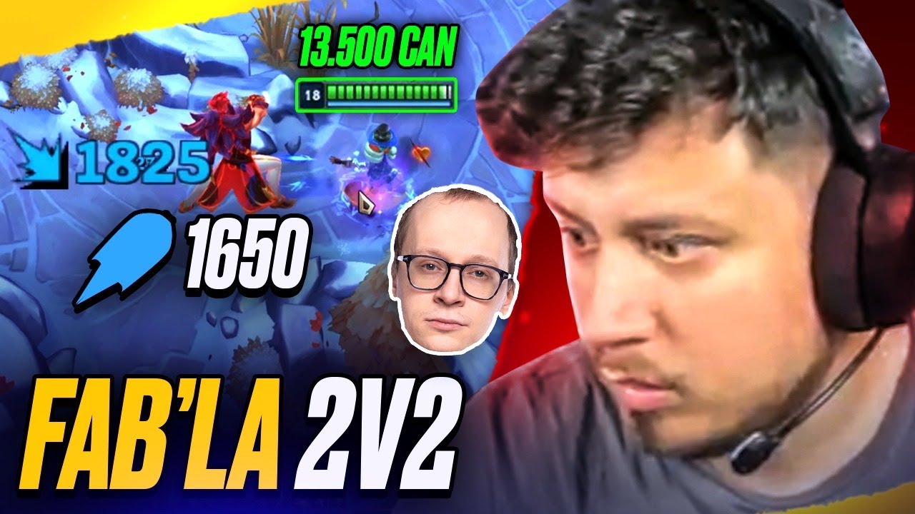 13.500 CANLI ÖLÜMSÜZ RYZE FABFAB'LA LoL 2v2 ARENA @fabFabulous