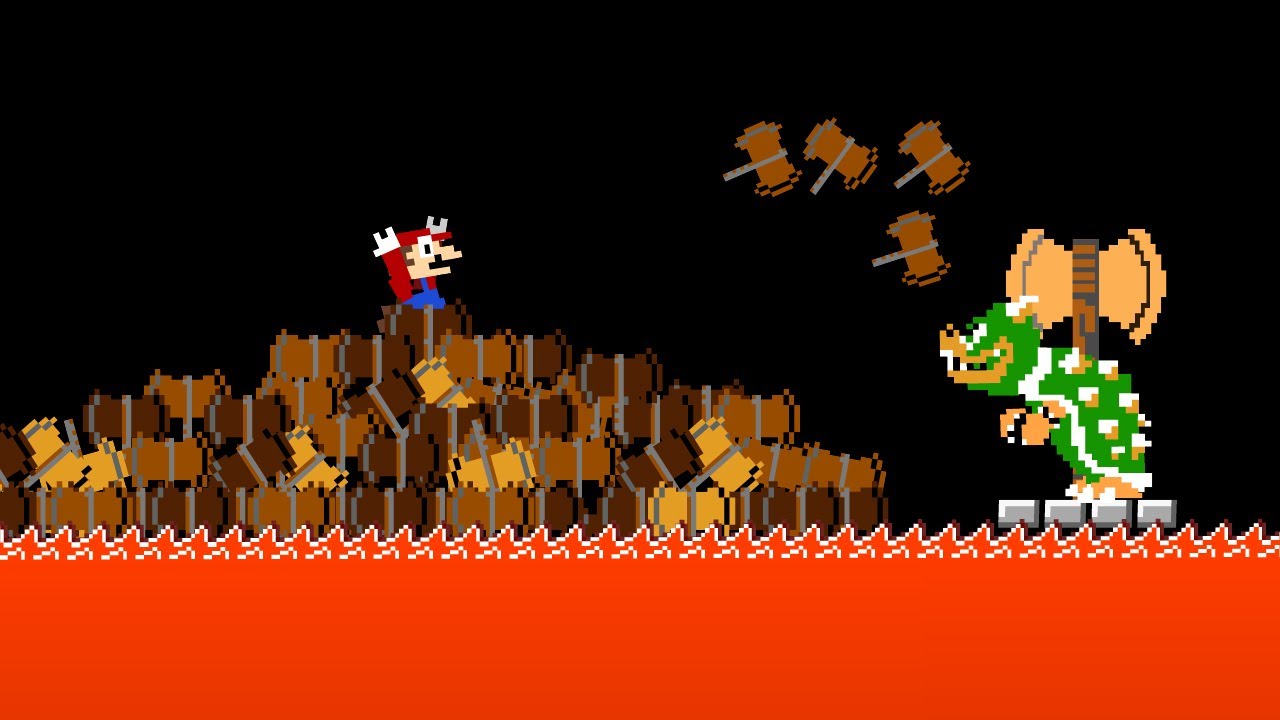 Mario vs Impossible Mode Bowser
