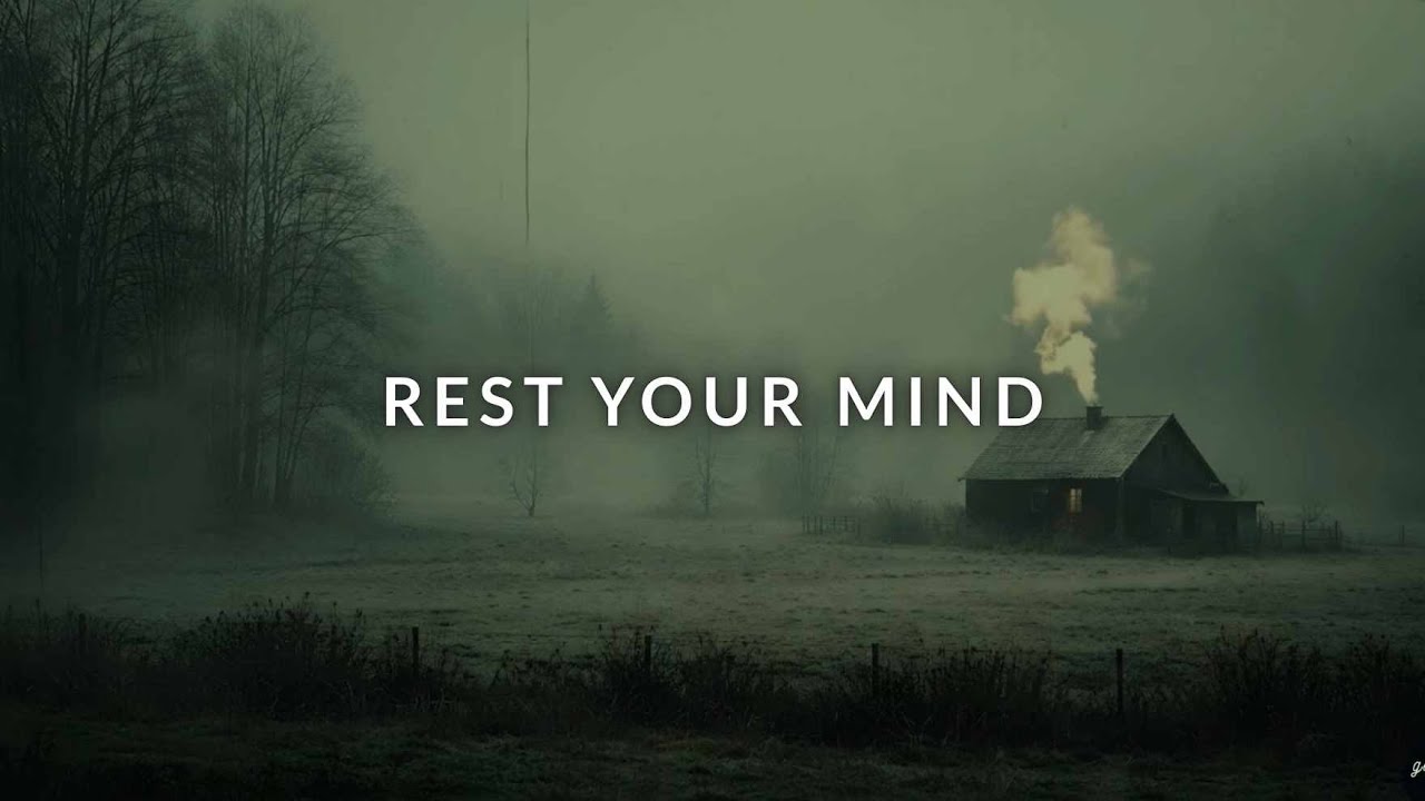 Lonely Winter Fog Piano — Deep Calm for Insomnia Relief & Overthinking (1 Hour)