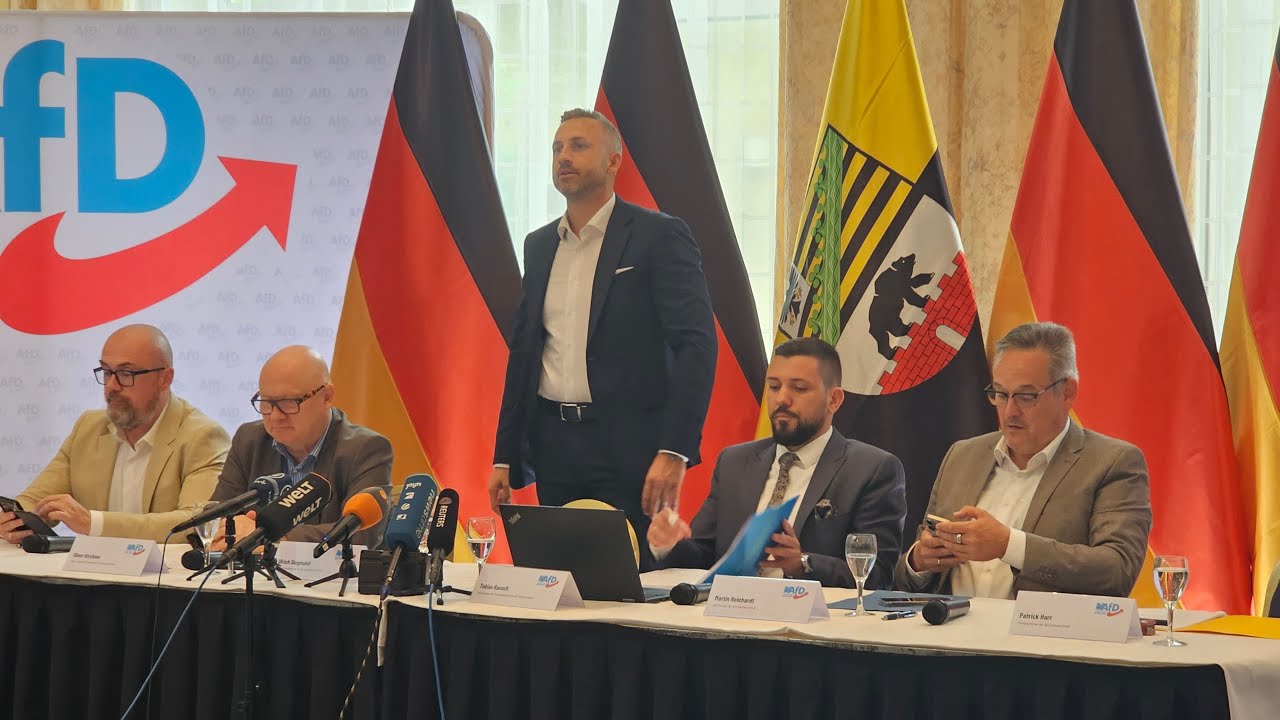 TEAM HEIMAT  LIVE - Pressekonferenz der AfD zum Wahlkampfauftakt aus Magdeburg