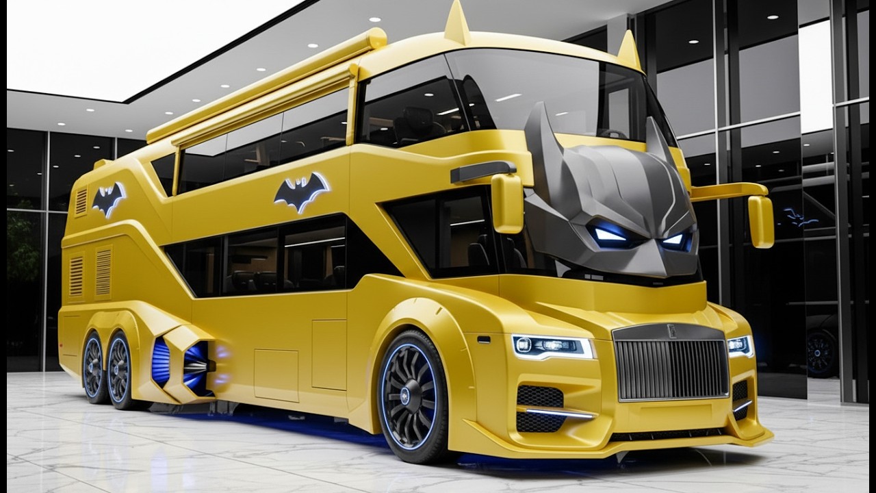 INSIDE the $3.8M Batman Motorhome! The World’s Most Aggressive 6x6 RV!