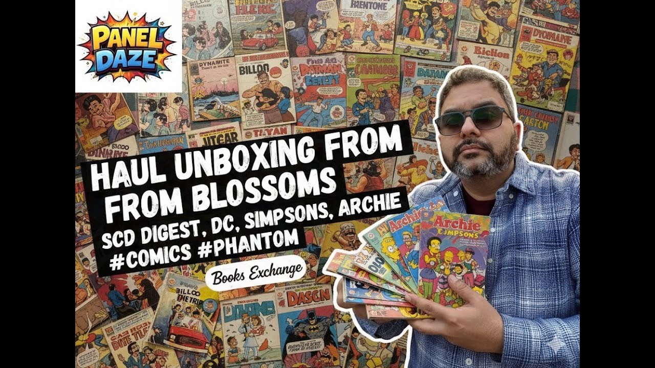 Haul unboxing from Blossoms|Books exchange| SCD Digest, DC Comics, Simpsons, Archie #comics #phantom