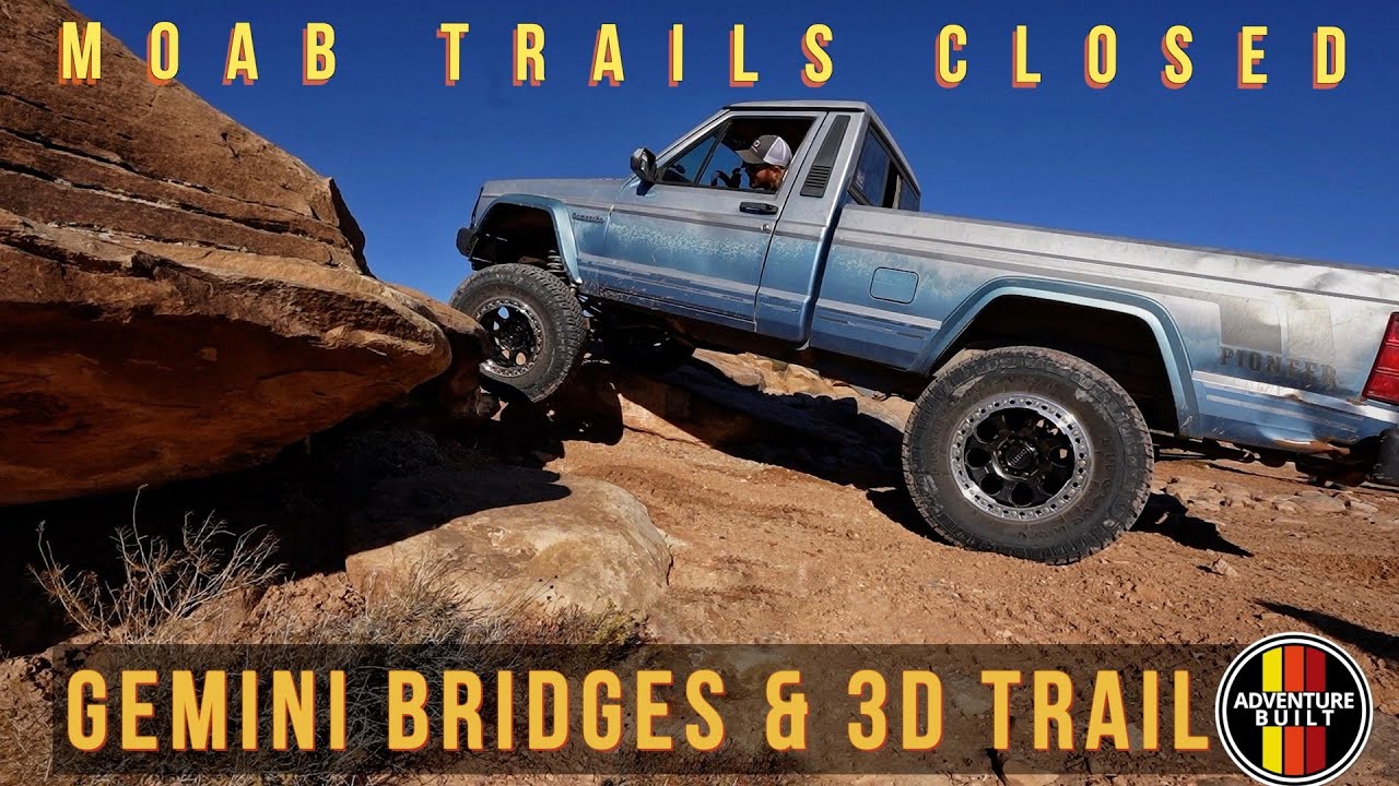 WHAT MOAB LOOKS LIKE AFTER CLOSURE | GEMINI BRIDGES & 3D TRAIL ON FIRESTONE DESTINATIONS M/T2