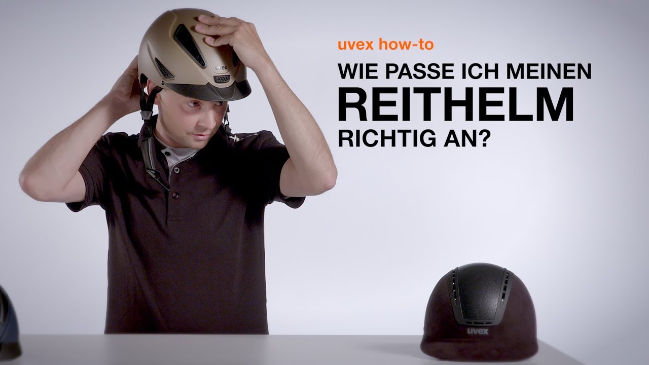 Wie passe ich meinen Reithelm richtig an? | uvex how-to