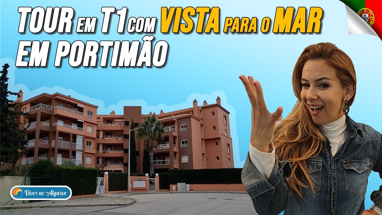 Tour em apartamento T1 com varandas para o mar em Portimão| Morar em Portugal | Viver no Algarve