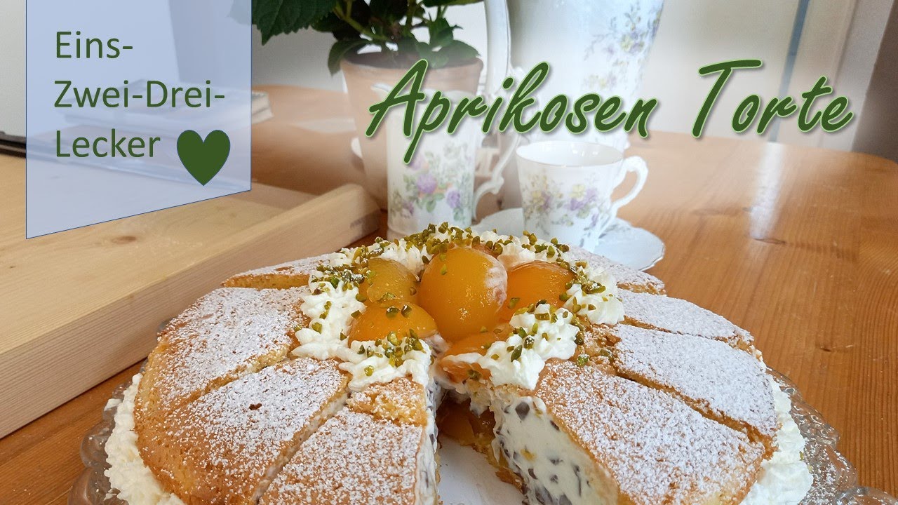 Köstliche Aprikosen Torte 🥧❤ -Rezepte aus Bayern- ❤🥧schnell und einfach gemacht