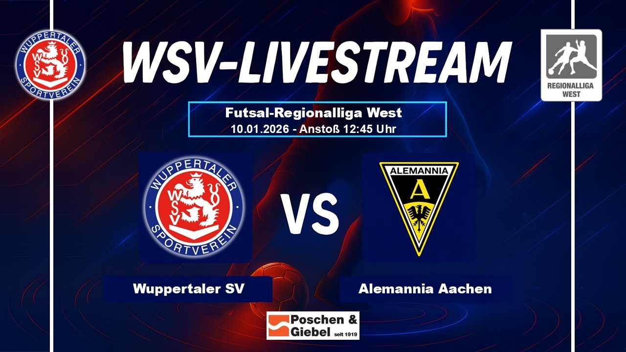 12. Spieltag: Wuppertaler SV vs. Alemannia Aachen - Futsal-Regionalliga-West 25/26