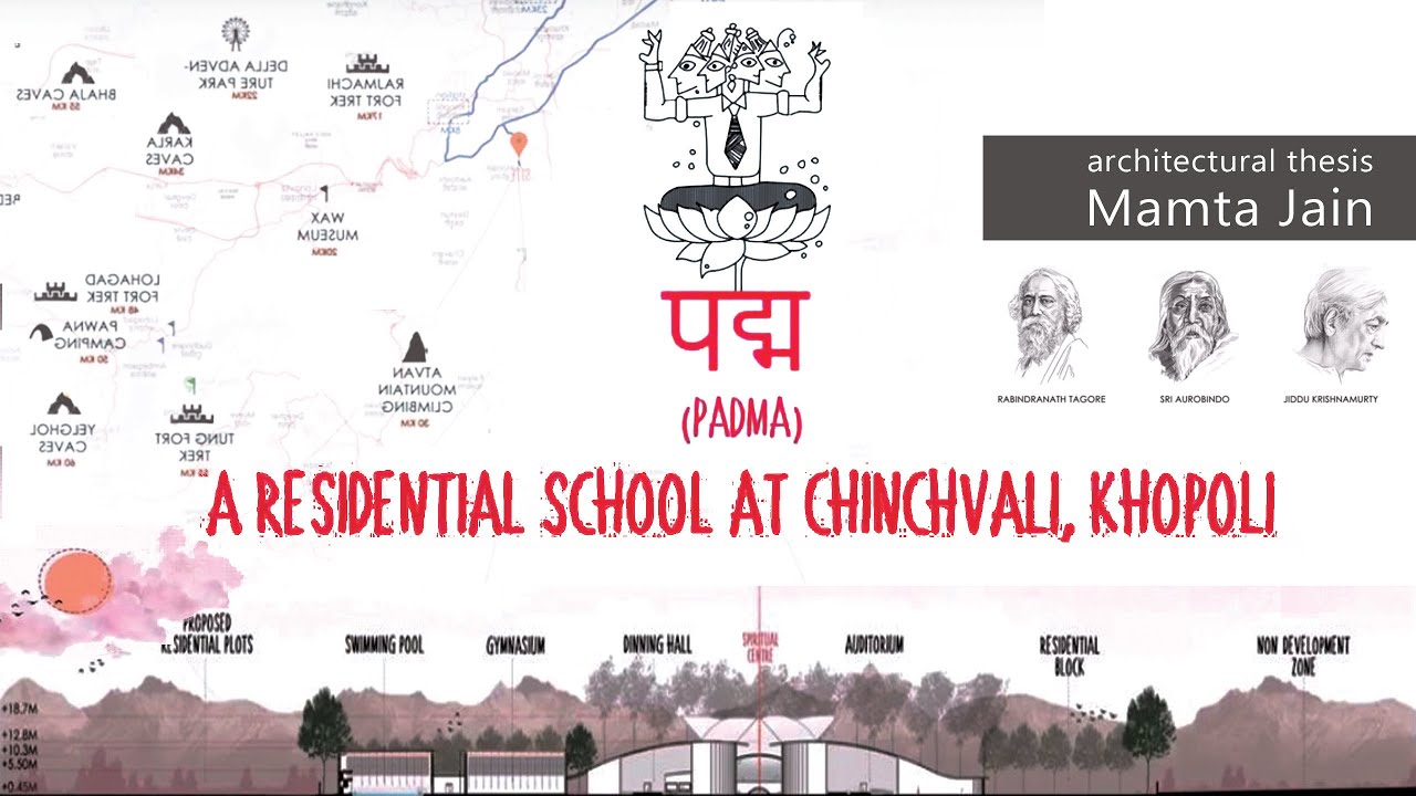 Architecture thesis : Residential School with Spiritual Centre_Mamta Jain