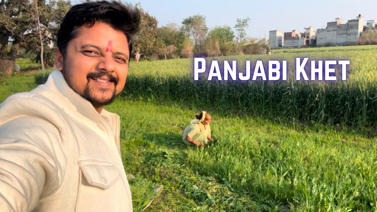 आज हम आ गए पंजाबी खेत घुमने | Panjabi Love In America??