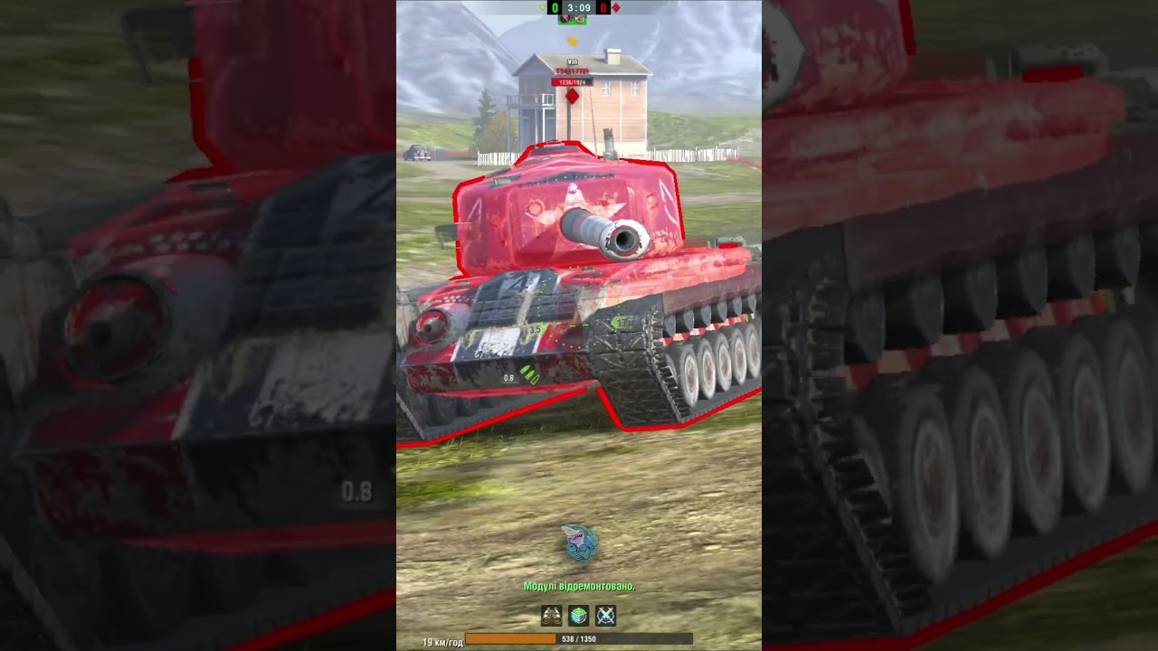 T34 vs SMV CC-64 #wotblitz #shorts