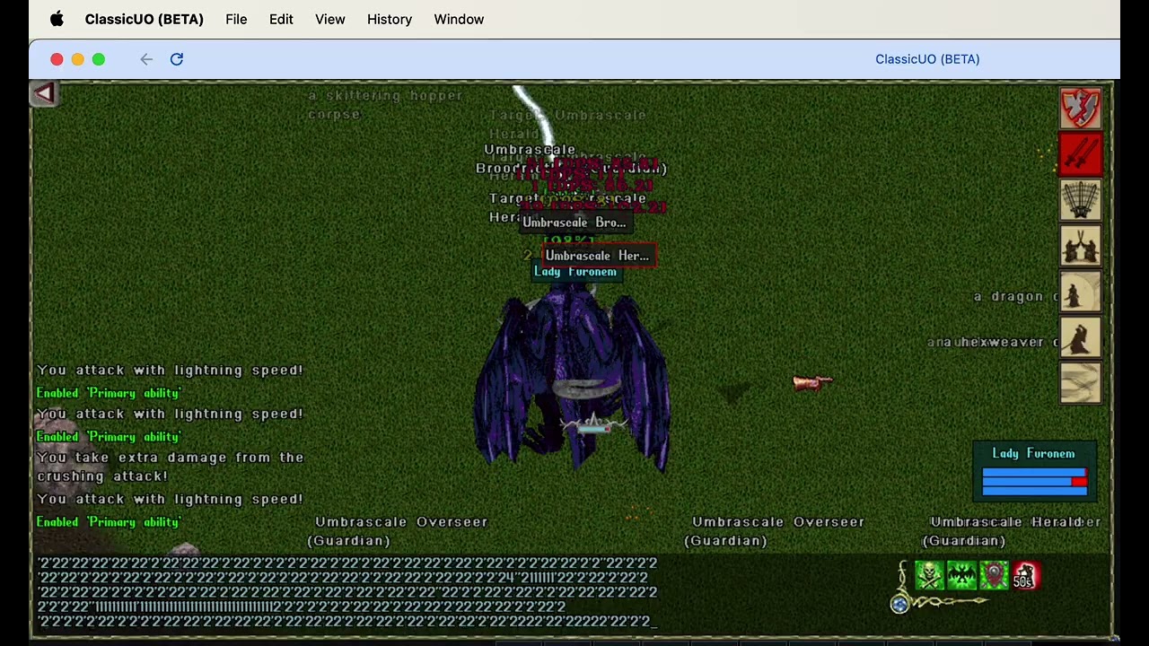 Sampire Solo Super Massive Nest TC1 - Ultima Online