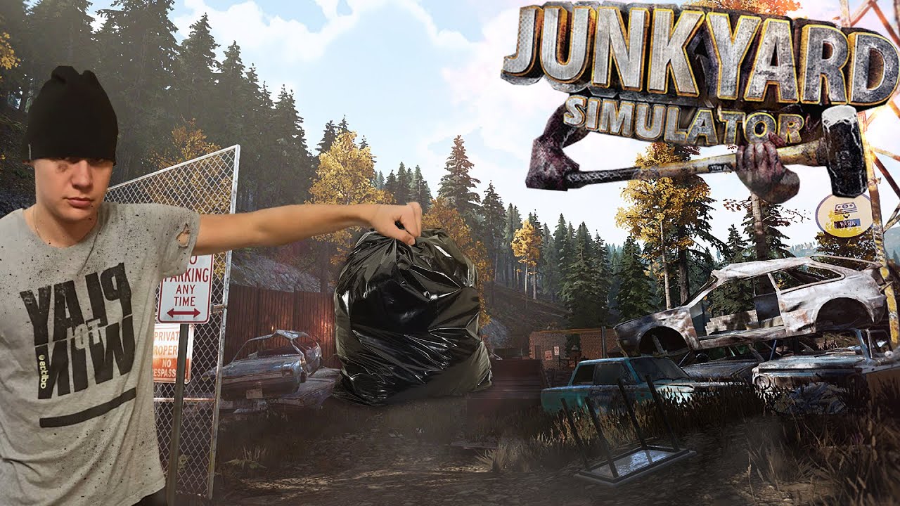 Упал, Очнулся - Владелец свалки | Junkyard Simulator (Симулятор свалки) #1