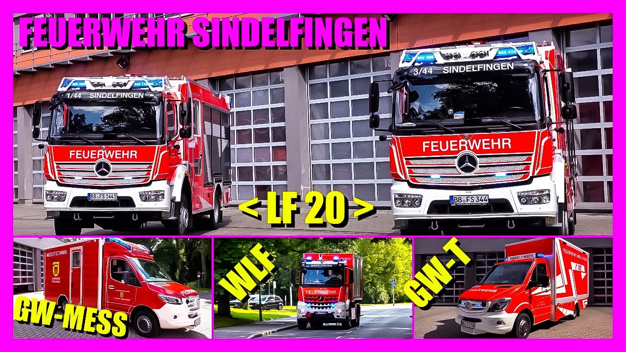 😍 Neuheiten 2021 😍: 2x LF 20 + WLF - AB Rüst + GW-T & GW-Mess [ 🚒Feuerwehr Sindelfingen 🚒 ]