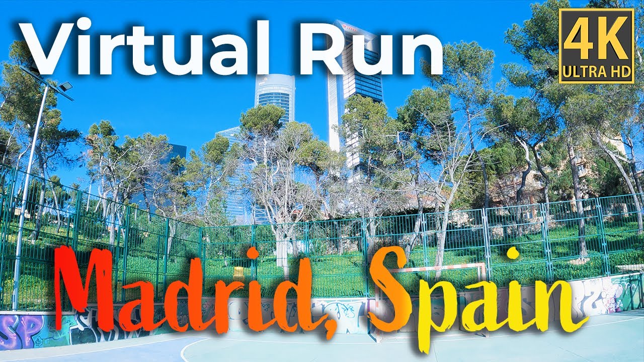 スペイン マドリード走ってみた Virtual Treadmill Running in Madrid