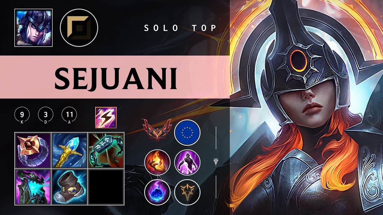 Sejuani Top vs Jax - EUW Grandmaster Patch 26.03