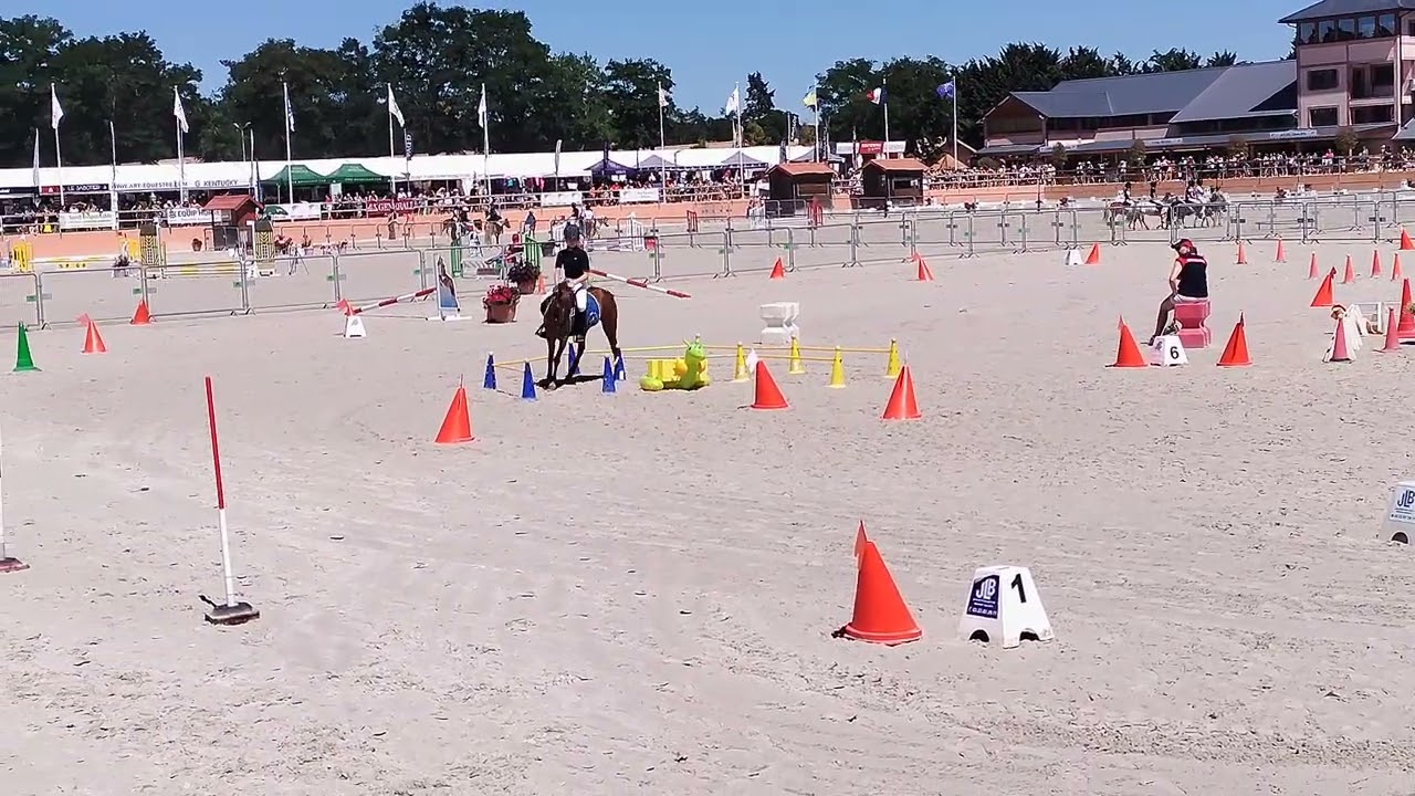 Ana et Peregrine 4eme équipe Benjamins Excellence Equifun