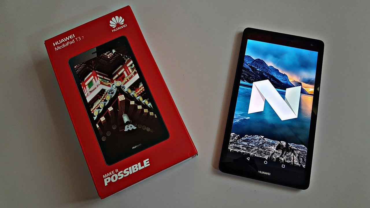 Huawei MediaPad T3 7 (2017 Edition) فتح علبه ونظره أوليه لجهاز