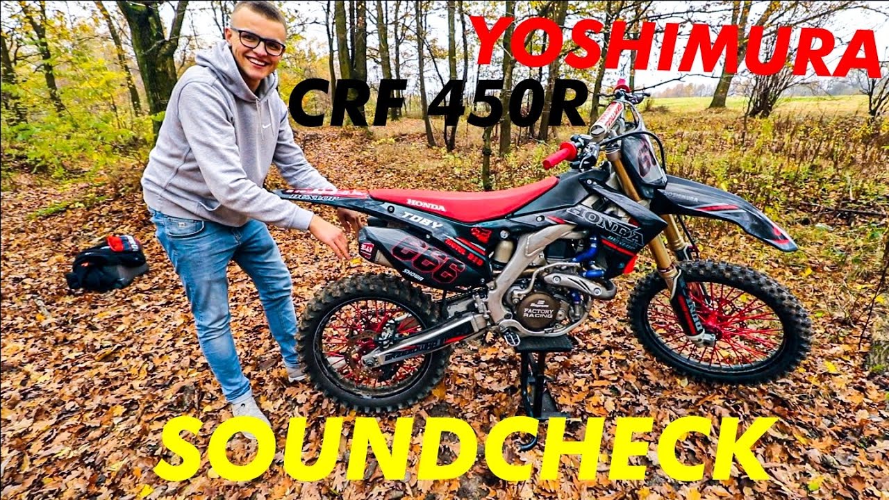 HONDA CRF450R YOSHIMURA - ZIEJE OGNIEM, SAMO ZŁO