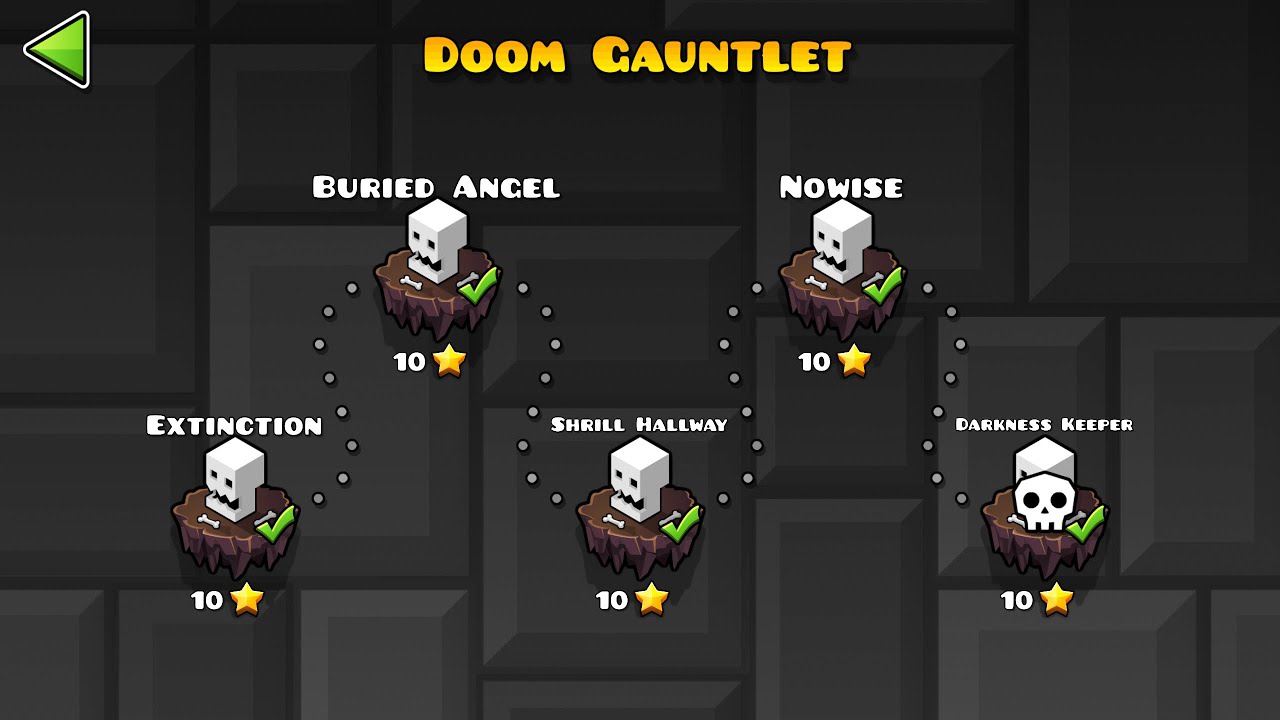 [Geometry Dash] Doom Gauntlet (All Coins)