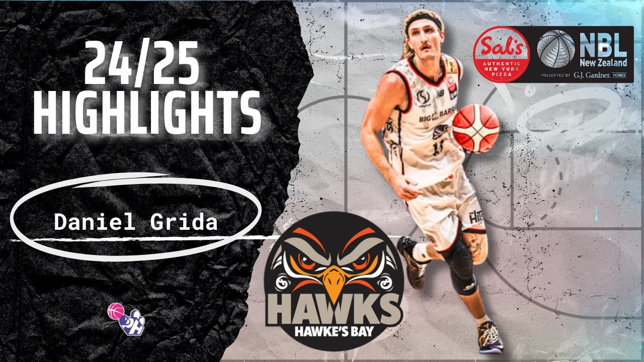 Daniel Grida Highlights 2024/25 || New Zealand NBL || Hawkes Bay Hawks