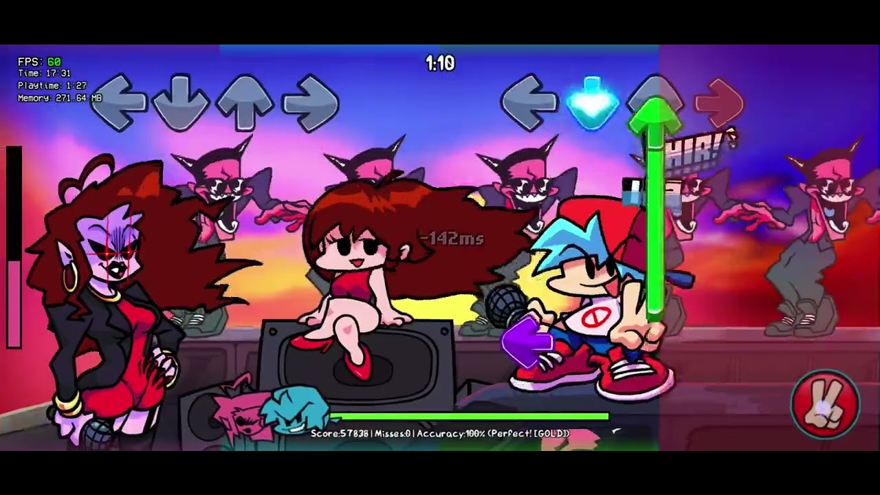 fnf taunt button (v-slice mobile botplay enable)