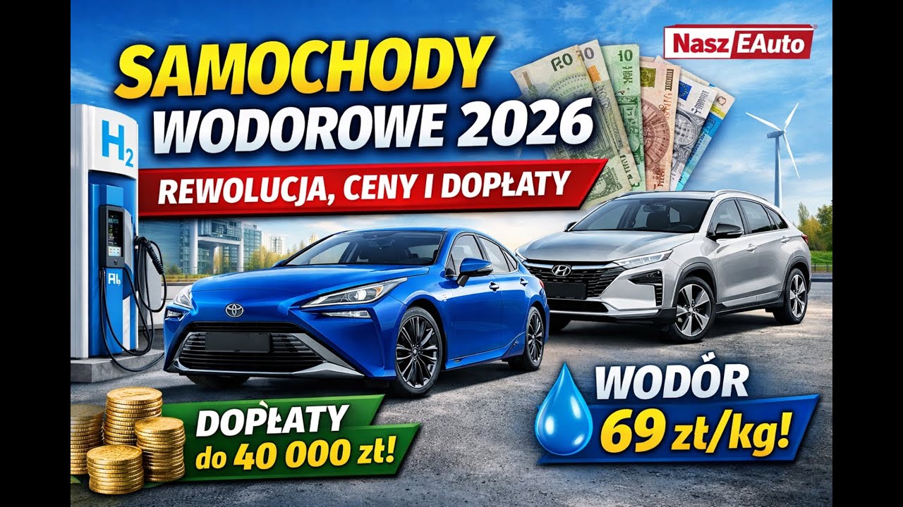 Samochody Wodorowe 2026 – Rewolucja, Ceny i Dopłaty NaszEauto.