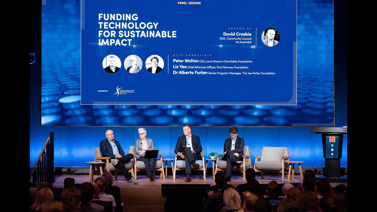 Infoxchange conference panel: Funding Technology for Sustainable Impact