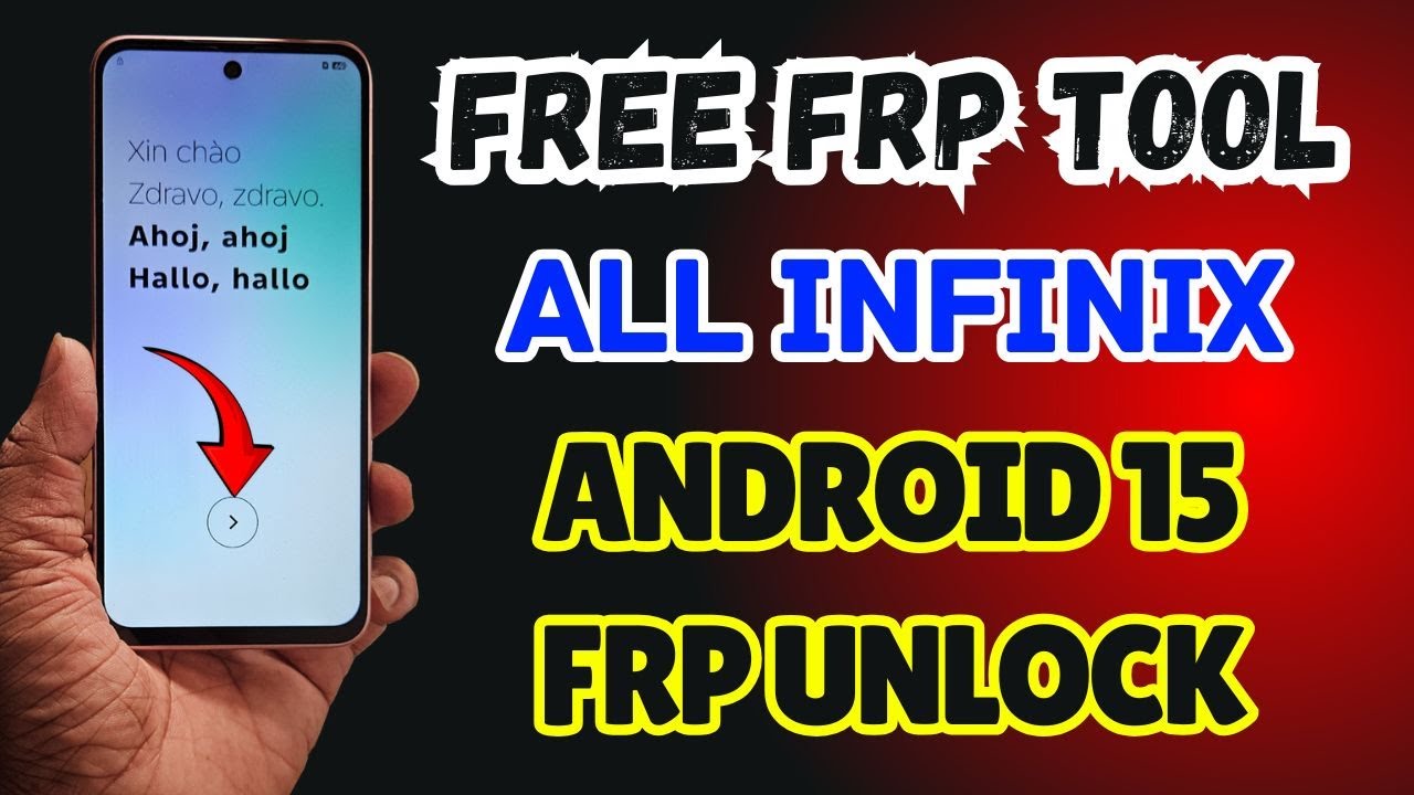 Free tool 👉 All Infinix Frp lock remove Android 15 - Infinix X6857b reset Frp lock Android 15