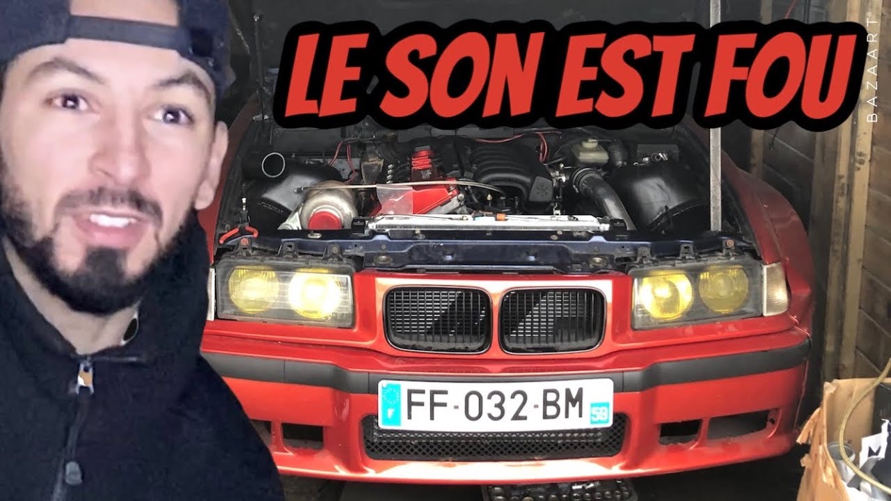 Mon projet E36 325i TURBO DÉMARRE ! 😍😱🔥🔥🔥