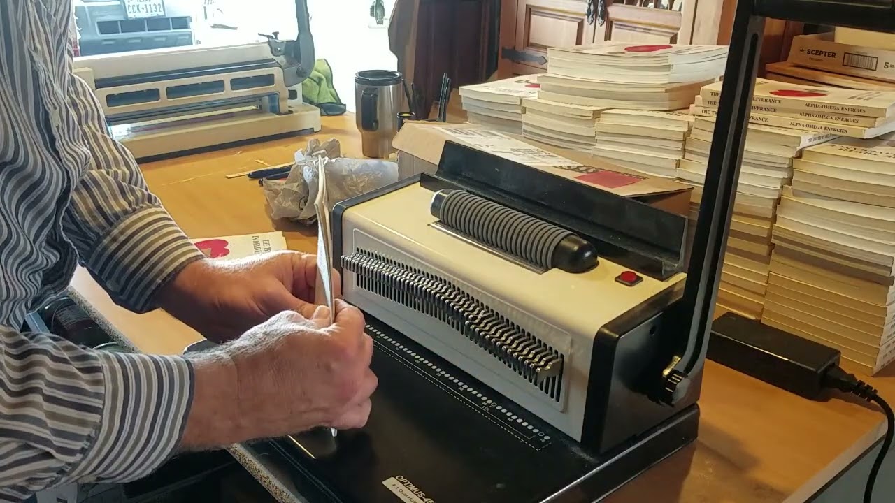 Extra work from home re-binding paperback books.. not the most exciting, but it's something. ;)