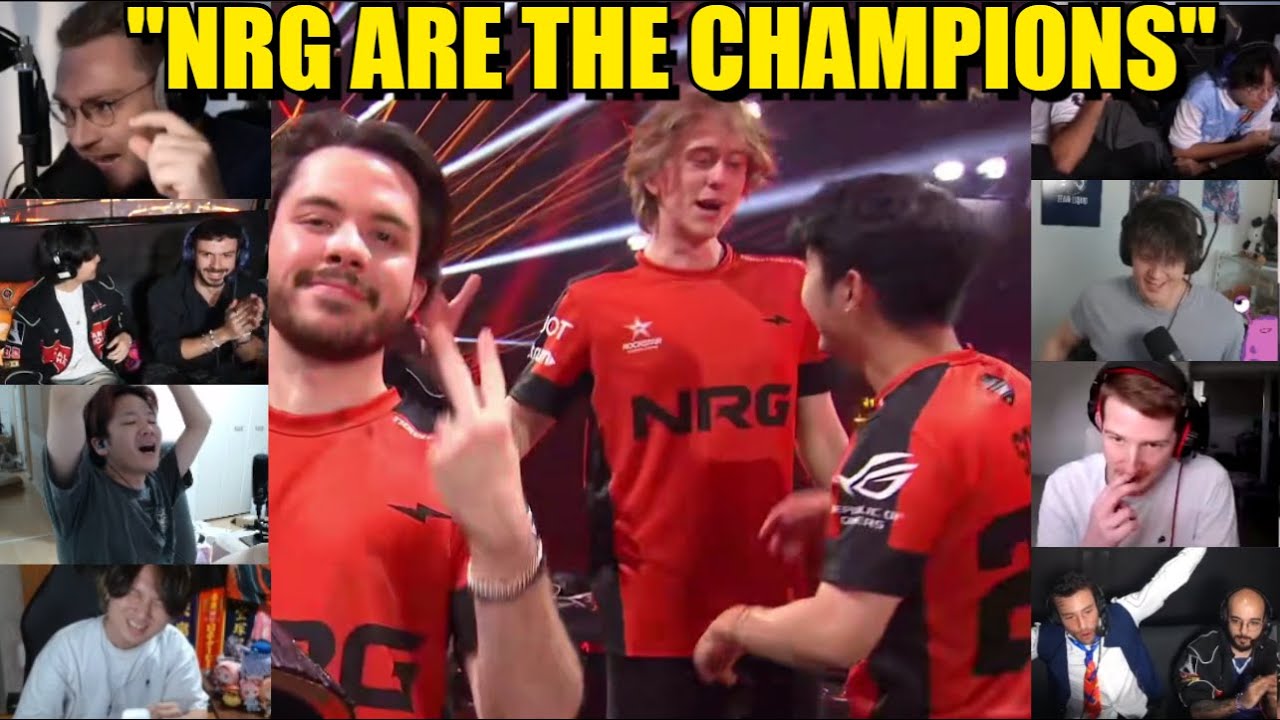 Реакция стримеров Valorant на победу NRG на VCT Champs 2025 🏆🔥