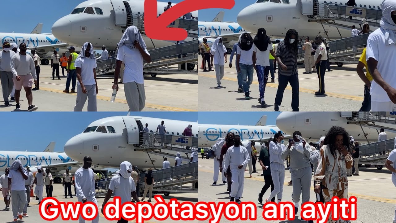 FLASH 🚨Gwo dep&ograve;tasyon an ayiti jodia.Anviwon 45 migran#Laplanta dep&ograve;te #laplanta#deportation#migran
