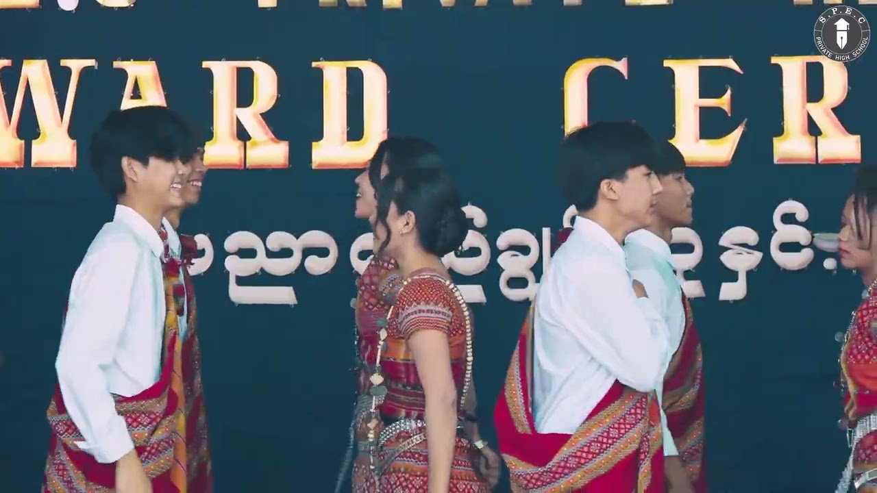 Hakha traditional dance presented by Grade-9 students