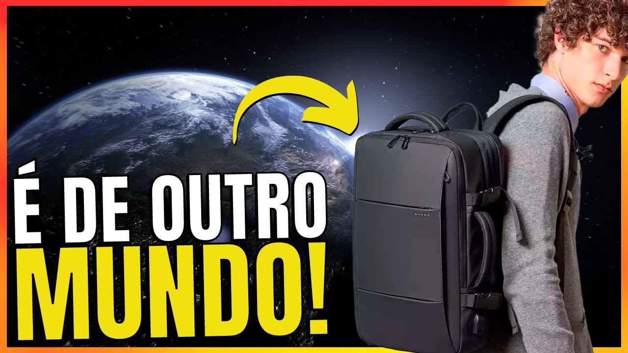 OLHA ISSO! Comprei uma mochila da BANGE no AliExpress! [UNBOXING e REVIEW]