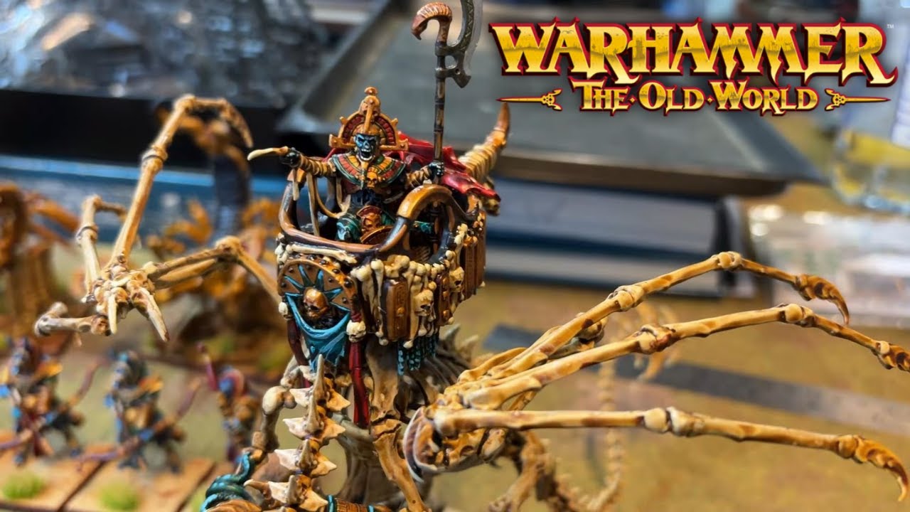 Warhammer the Old World Battle Report Tournament Round 1: Old Hammer Tomb Kings vs Chaos Dwarfs