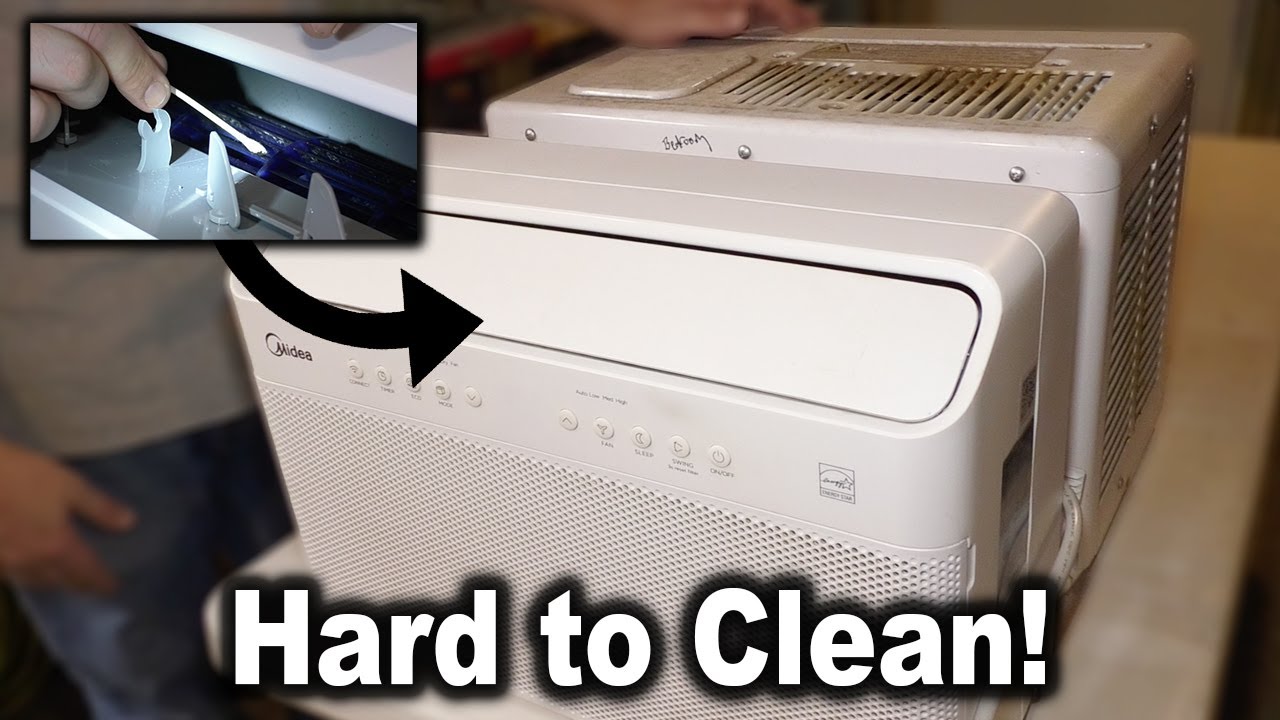 Как очистить заплесневелый U-образный кондиционер Midea | НЕПРОСТО!