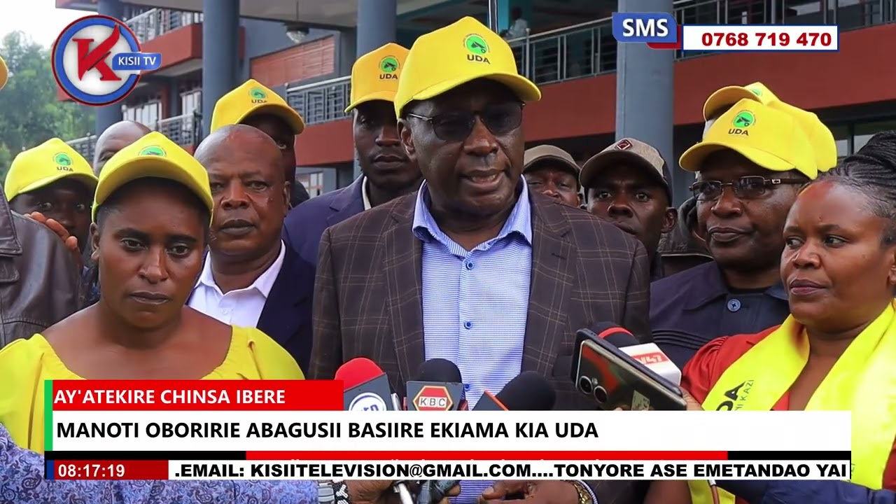 Omobunge omokoro o Bobasi Stephen Manoti gosoa UDA na koboria Abagusii babwatesi eserikari ya Ruto