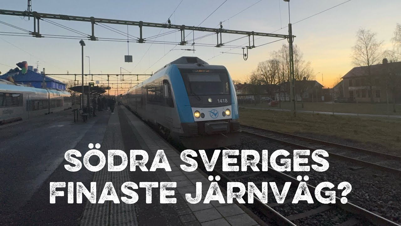 Åker Med Kinnekullebanan - Västtrafiks Dieseltåg! 