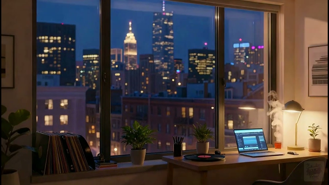 ✨ Midnight Lo-fi House Mix | Late Night Vibes for Relaxing & Studying 🎶