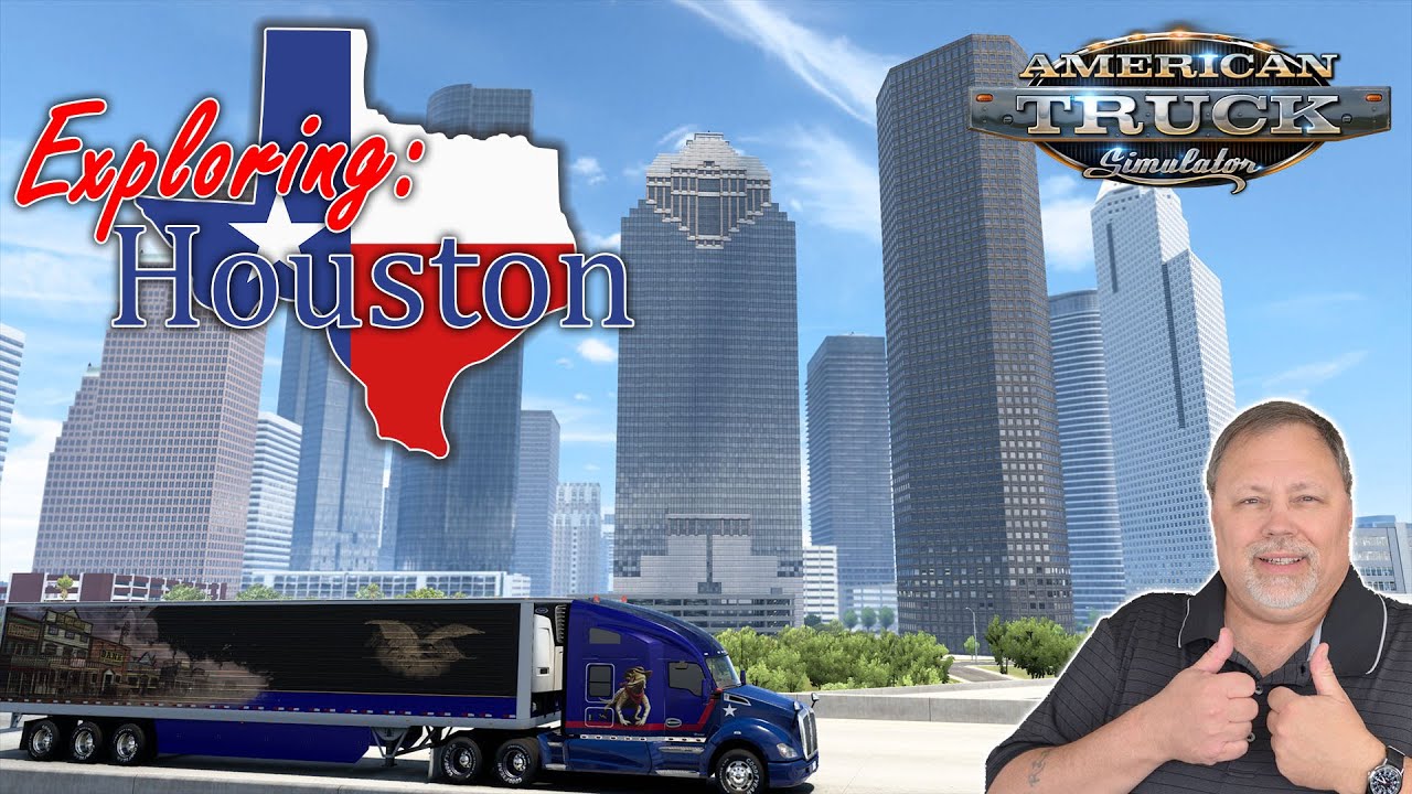 Exploring Houston, Texas DLC in American Truck Simulator