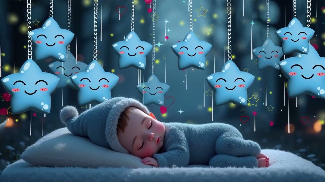 Baby Sleep Music💤Baby Fall Asleep Instantly & Overcome Insomnia in 3 Min 🍼 Mozart & Brahms Lullabies