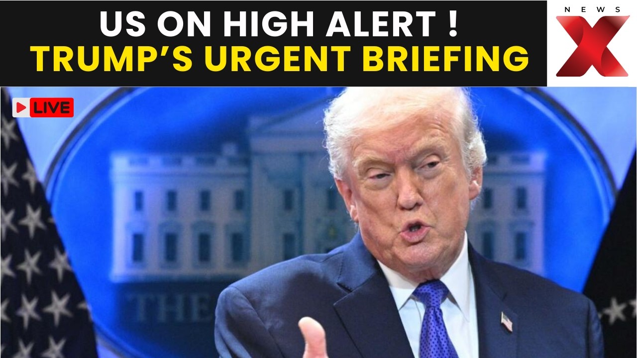 Trump LIVE | Is US on High Alert? Urgent Warning Issued by Trump | Emergency Statement LIVE