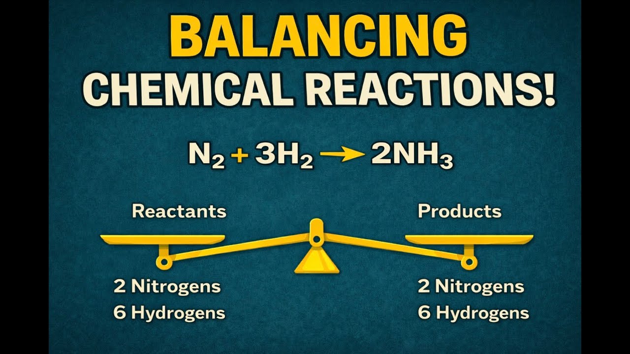 Balancing Chemical Equations (Made Easy!)