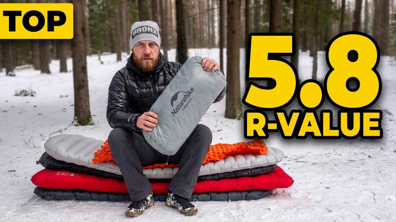 Коврик #NATUREHIKE 3.5/5.8 R-value против ВСЕХ / naturehike sleeping pad R-value 3.5/5.8