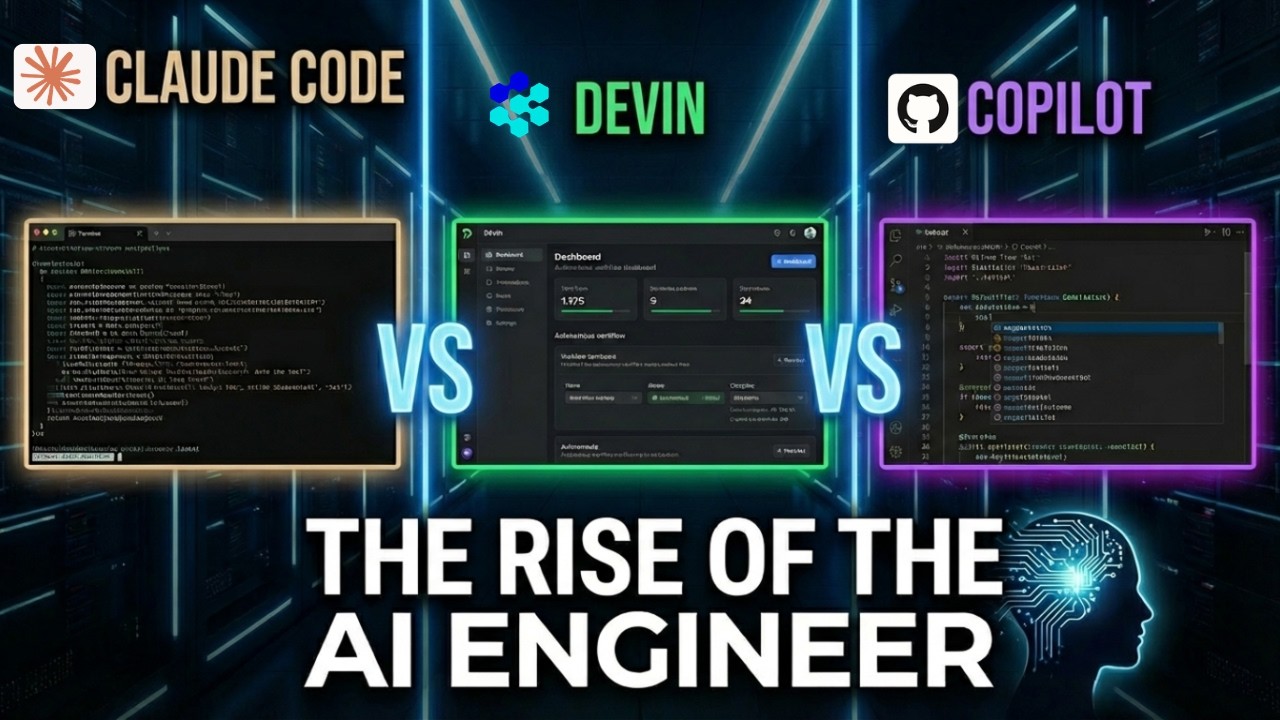 Anthropic Claude Code vs Devin vs Copilot — The Rise of the AI Engineer – Why Choose Claude Code?