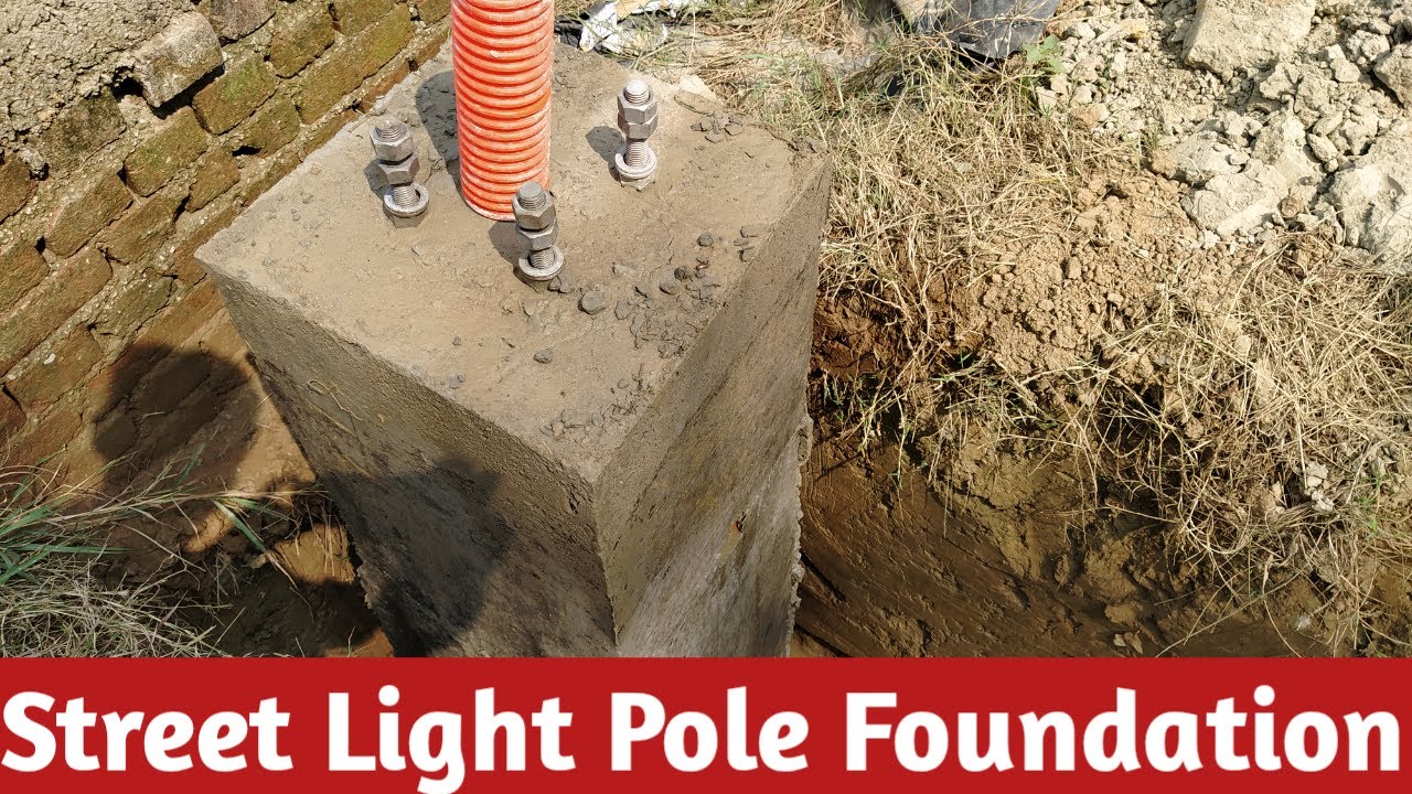 Street Light Pole Foundation II Foundation Bolts Casting