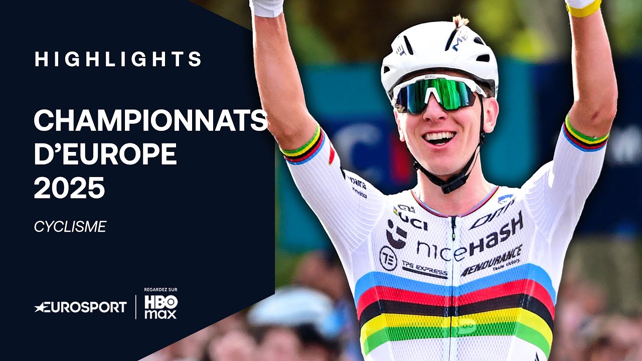CHAMPIONNATS D'EUROPE 2025 : SEUL AU MONDE, Pogačar remporte l'OR, Seixas prend le BRONZE