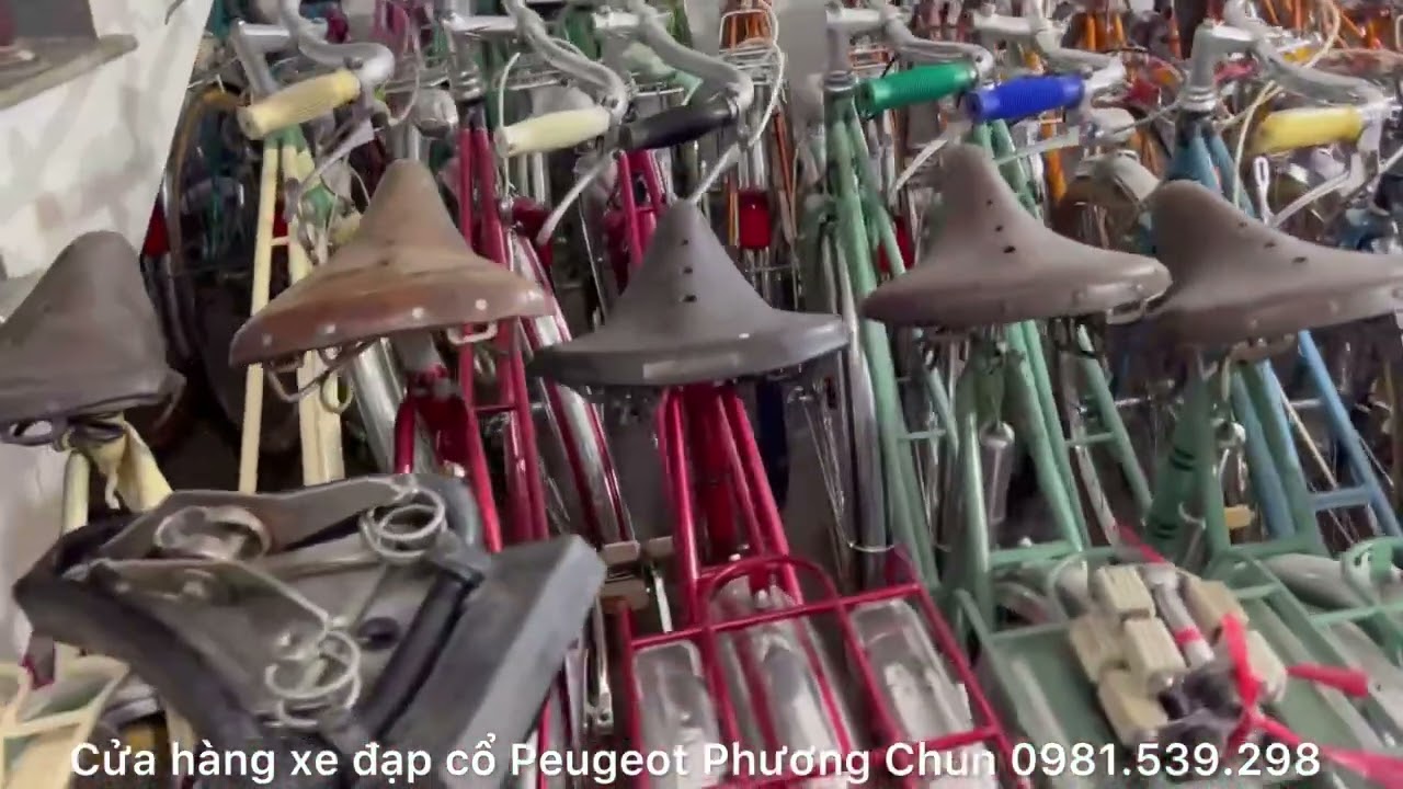 XE ĐẠP CỔ PEUGEOT PHƯƠNG CHUN 0981.539.298 || #video