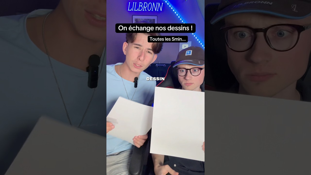 ON &Eacute;CHANGE NOS DESSINS TOUTES LES 5 min !! #dessin