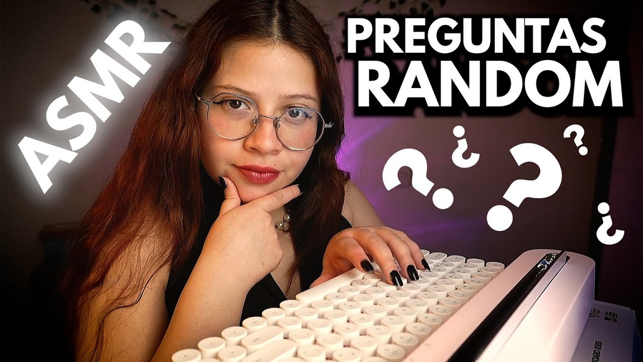 Asmr 🤔ENTREVISTA de PREGUNTAS RANDOM😛 ( sonido teclado) - Vivalen ASMR
